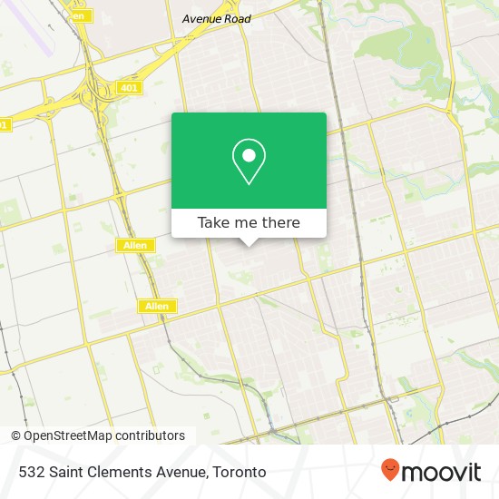 532 Saint Clements Avenue map
