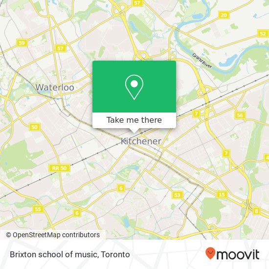 Brixton school of music map