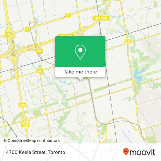 4700 Keele Street map