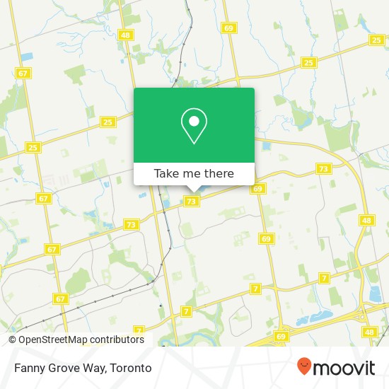 Fanny Grove Way map