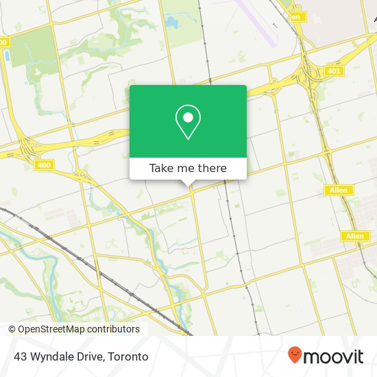 43 Wyndale Drive map