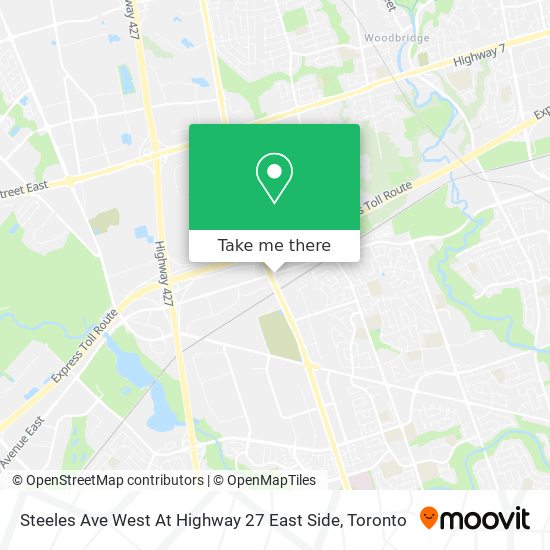 Steeles Ave West At Highway 27 East Side plan