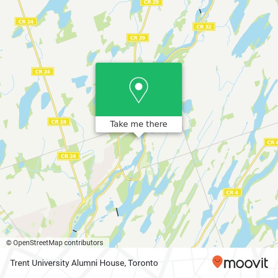 Trent University Alumni House map