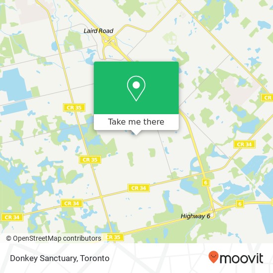 Donkey Sanctuary map
