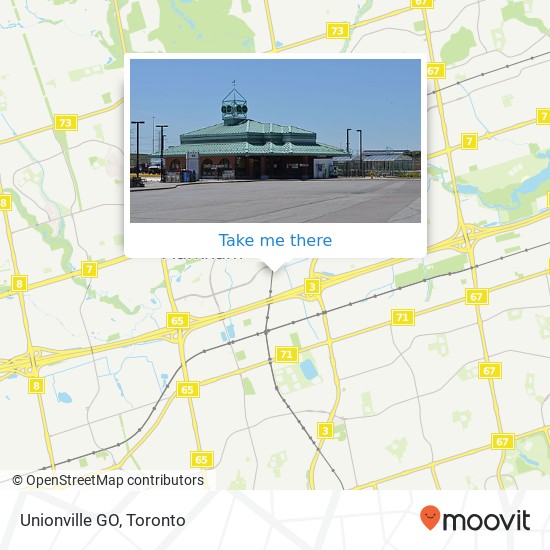 Unionville GO map