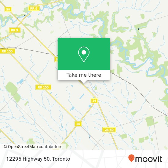 12295 Highway 50 map