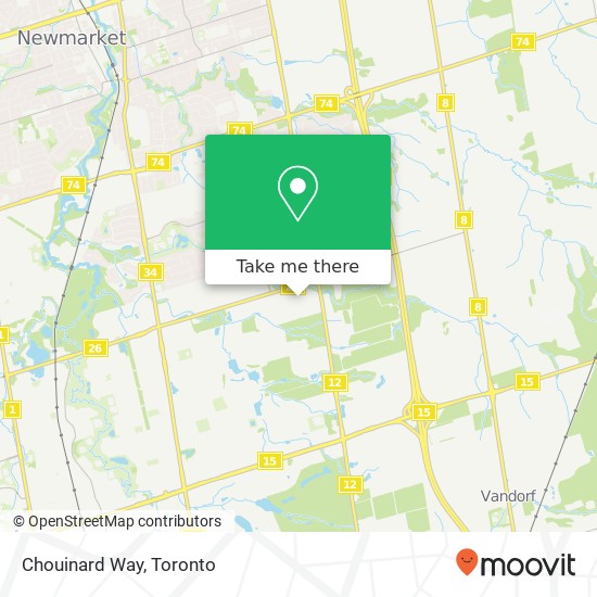 Chouinard Way map