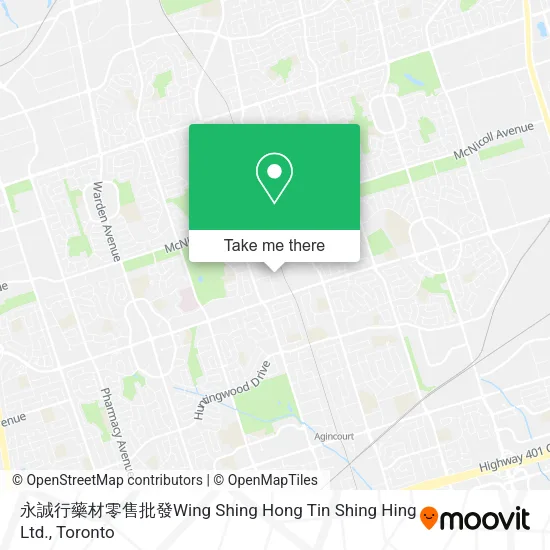 永誠行藥材零售批發Wing Shing Hong Tin Shing Hing Ltd. map