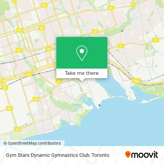 Gym Stars Dynamic Gymnastics Club map