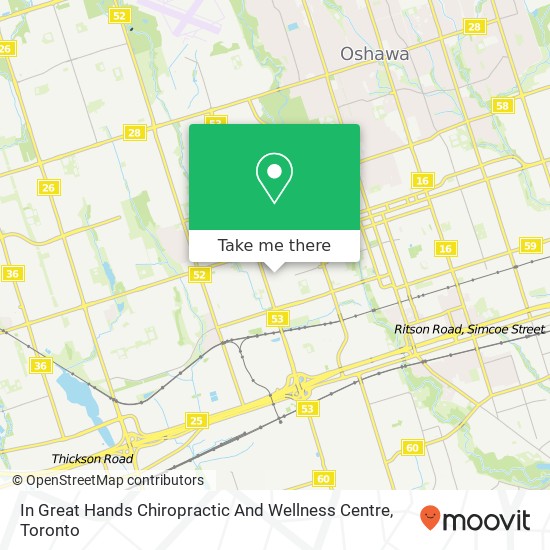 In Great Hands Chiropractic And Wellness Centre map