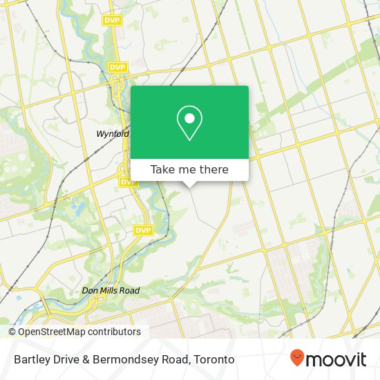 Bartley Drive & Bermondsey Road map