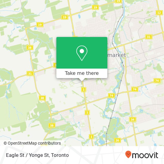 Eagle St / Yonge St map