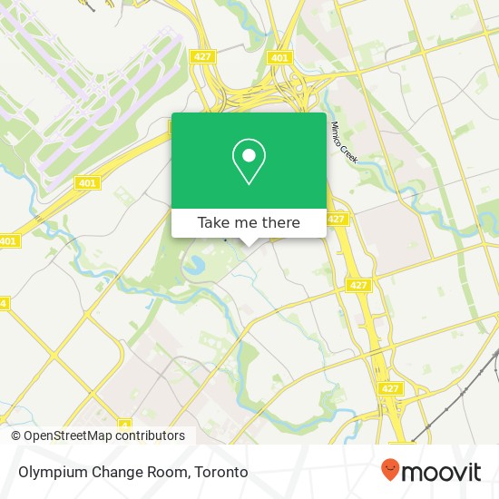 Olympium Change Room map