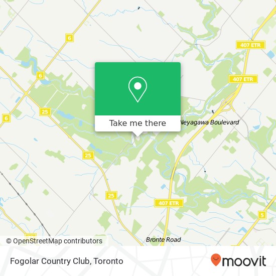 Fogolar Country Club map