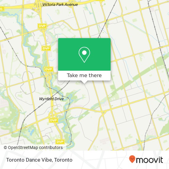 Toronto Dance Vibe map