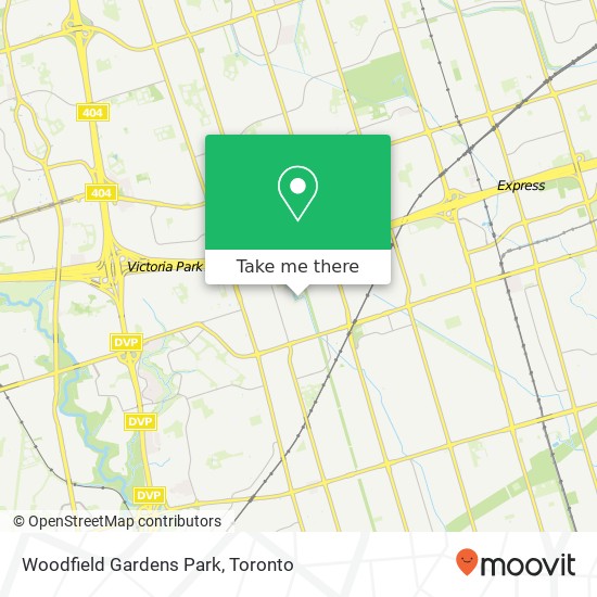 Woodfield Gardens Park map