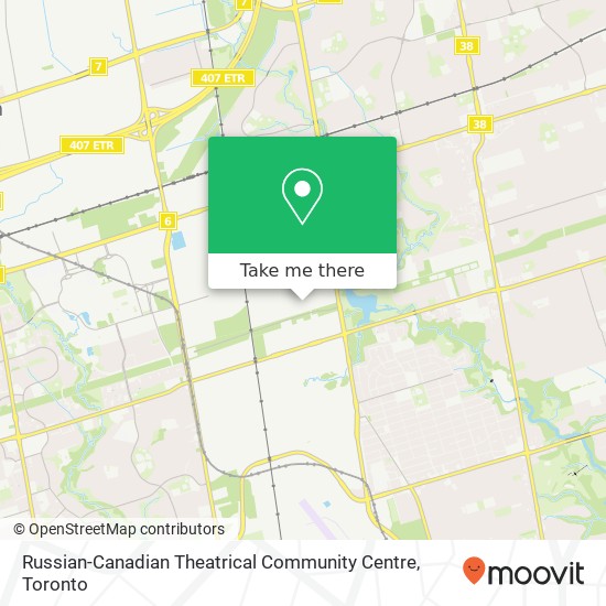 Russian-Canadian Theatrical Community Centre map