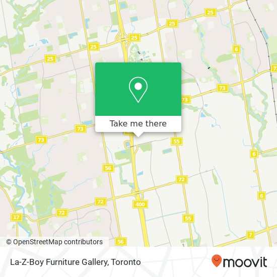 La-Z-Boy Furniture Gallery map