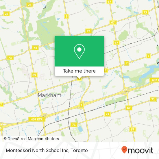 Montessori North School Inc map