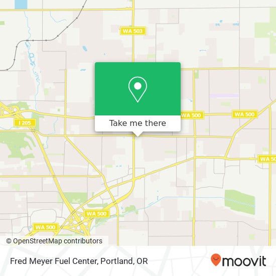 Fred Meyer Fuel Center map