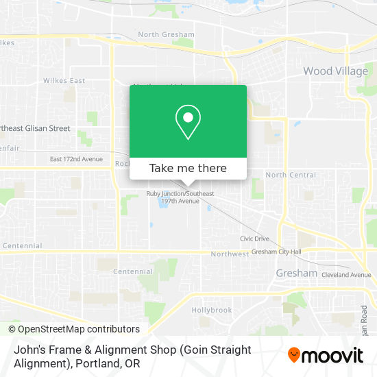 Mapa de John's Frame & Alignment Shop (Goin Straight Alignment)