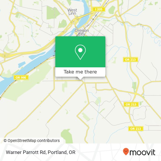 Warner Parrott Rd map