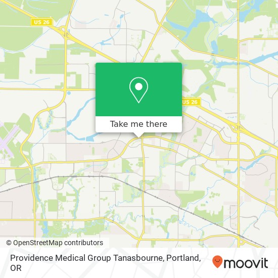 Providence Medical Group Tanasbourne map
