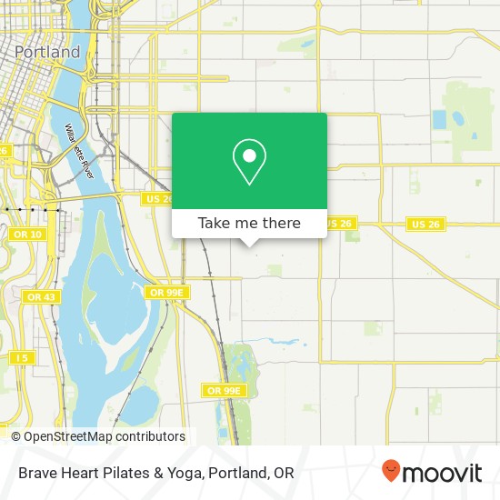 Mapa de Brave Heart Pilates & Yoga