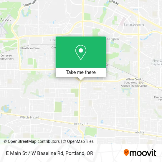 Mapa de E Main St / W Baseline Rd
