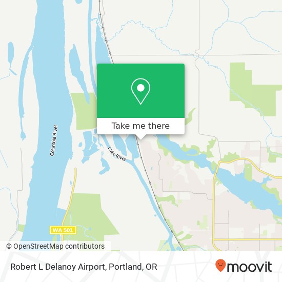 Robert L Delanoy Airport map