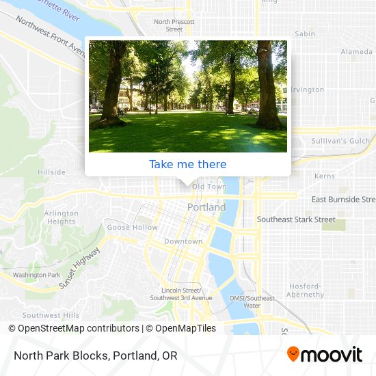 North Park Blocks map