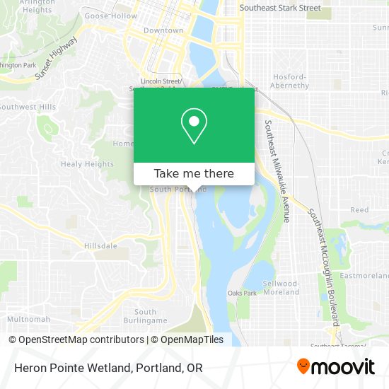 Heron Pointe Wetland map