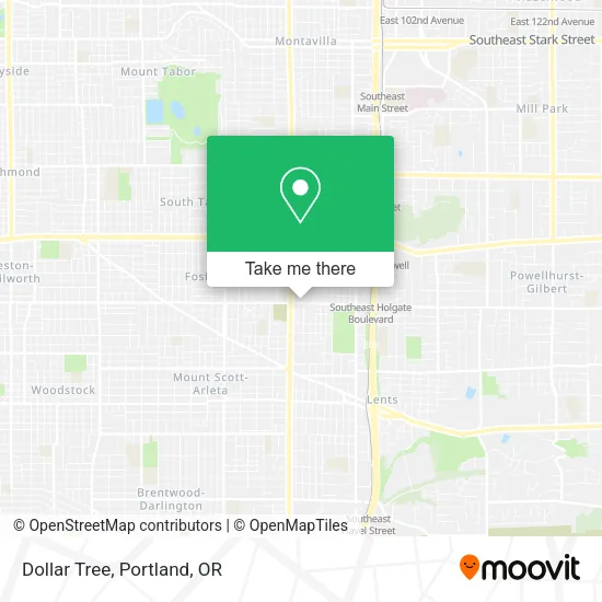 Mapa de Dollar Tree