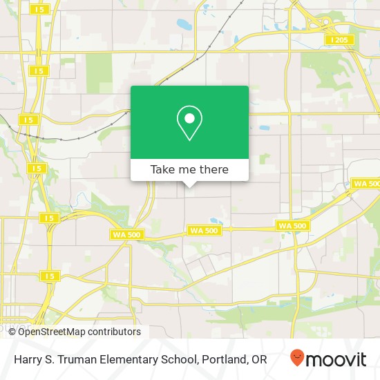 Harry S. Truman Elementary School map