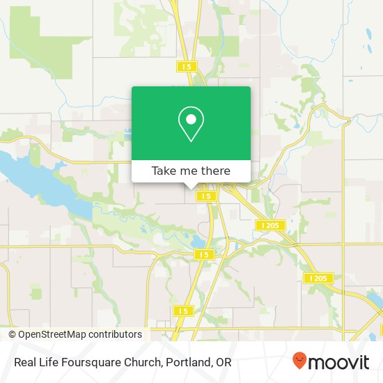 Real Life Foursquare Church map