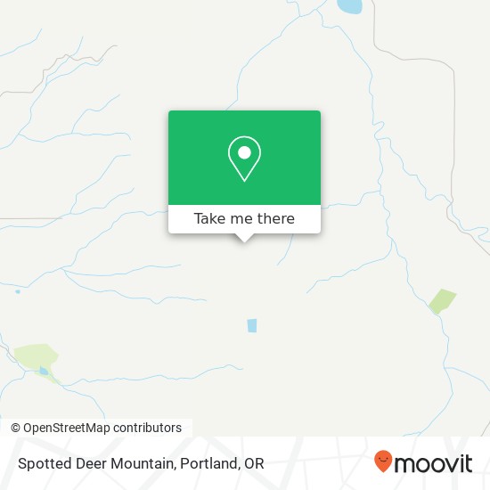 Spotted Deer Mountain map