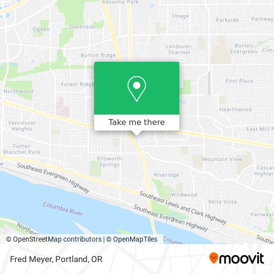 Mapa de Fred Meyer