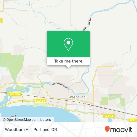 Woodburn Hill map