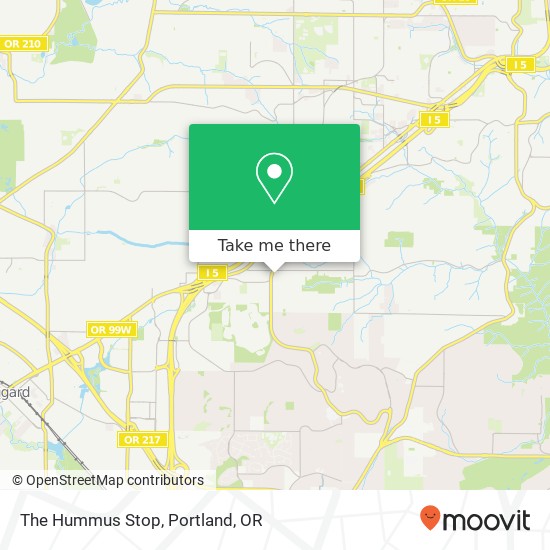 Mapa de The Hummus Stop
