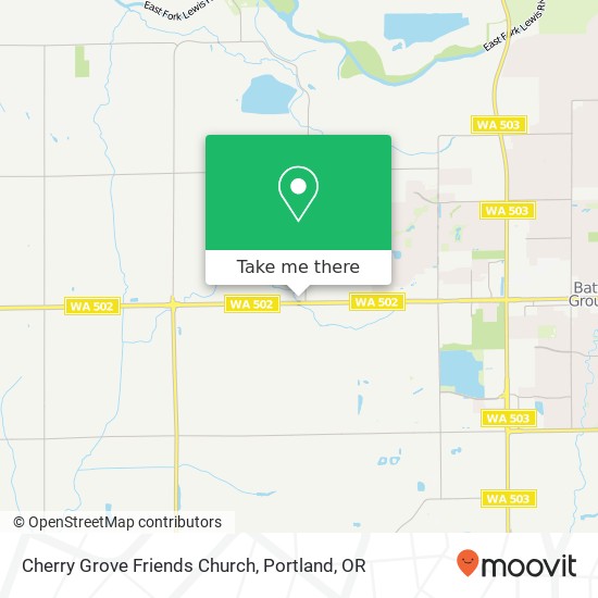 Mapa de Cherry Grove Friends Church