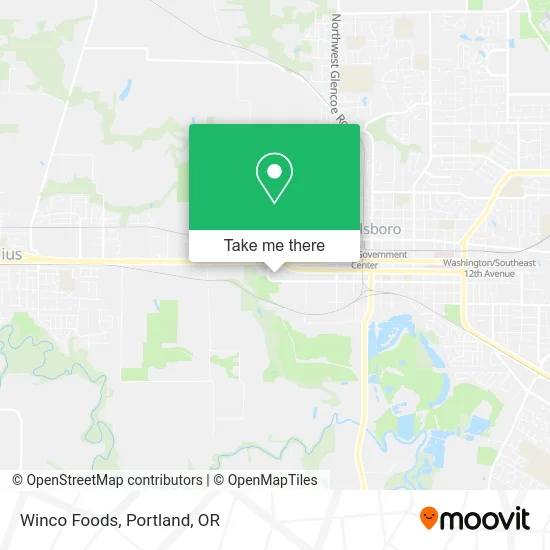 Winco Foods map