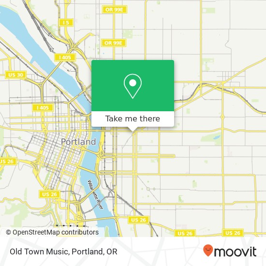 Old Town Music map