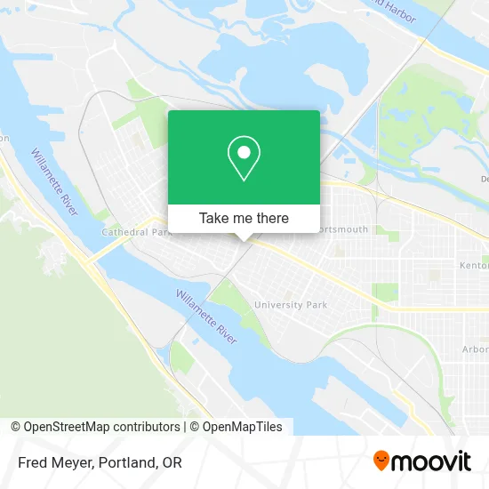 Fred Meyer map
