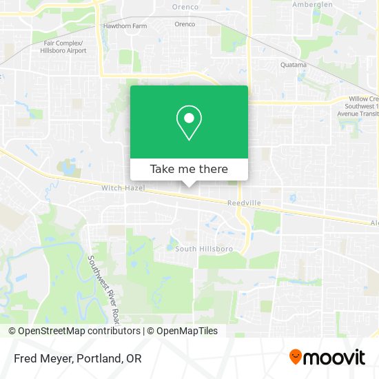 Mapa de Fred Meyer