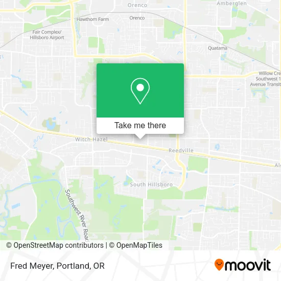 Mapa de Fred Meyer
