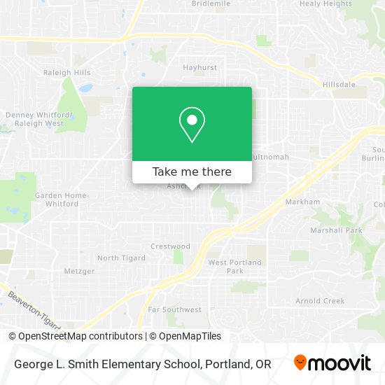 George L. Smith Elementary School map