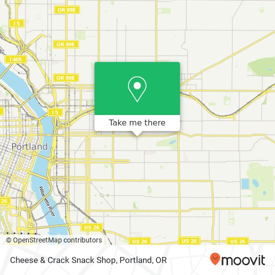 Cheese & Crack Snack Shop map