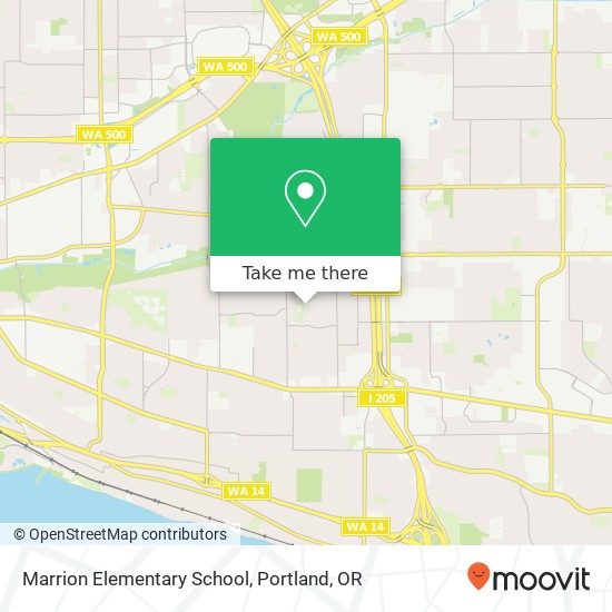 Marrion Elementary School map
