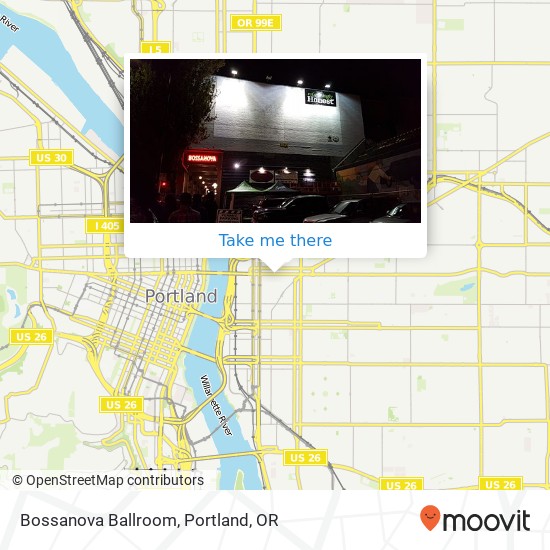 Bossanova Ballroom map