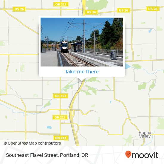 Mapa de Southeast Flavel Street